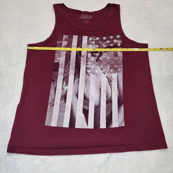 Popular Poison men's American Flag Chick graphic Size large - Picture 3 of 7